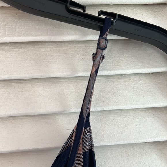 American Eagle Fall Plaid V-neck Sundress Small - Picture 5 of 8